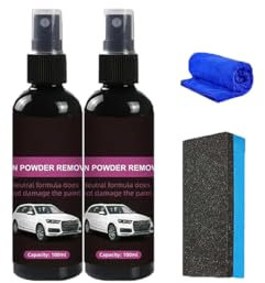 Spray antiruggine e deferrizzante ad azione rapida, detergente antiruggine multisuperficie, a rapida dissoluzione, spray per la rimozione della ruggine dalle vernici per auto (2Pcs)