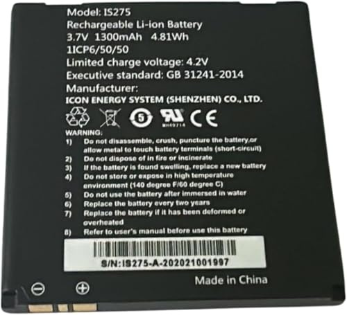 Babycare Replacement Battery for Monitor 3.7V 1300mAh 4.81Wh Lithium-Ion | Safe, Reliable, Easy-to-Install | Long Life Battery for Babycare Devices