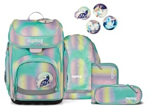 ergobag cubo set zaino scolastico ergonomico classico 5 pezzi prima elementare