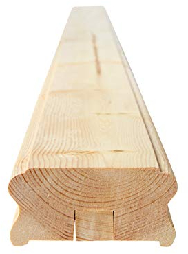 Schwedenhaus-Design - Handlauf für Treppengeländer 85x40x2350mm (137) - orig. Schwedenhaus-Design Produkt Treppe, Balkon, Geländer, Stuhlbein, Tischbein, nordisches Fichtenholz