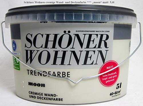 Wand- und Deckenfarbe pearl matt 5,0 l cremige Trendfarbe Schöner Wohnen