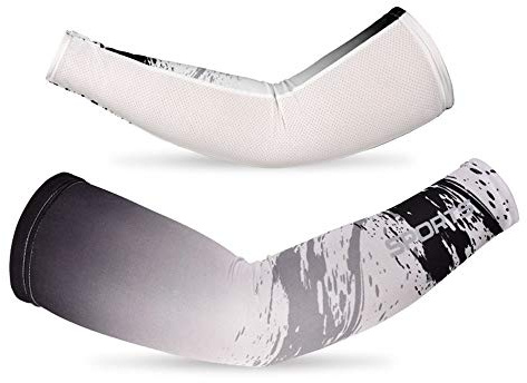 DETUCK maniche del braccio, Ciclismo scaldamuscoli per braccia, protezione solare UV UPF 50+, per sport all'aria aperta ​(un paio)