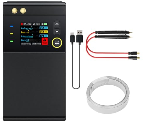 DollaTek Tragbare intelligente Temperaturregelung, Farbbildschirm, Punktschweißgerät, Handheld für Handy, Lithium-18650-Akku, Schmuckherstellung, Kunsthandwerk