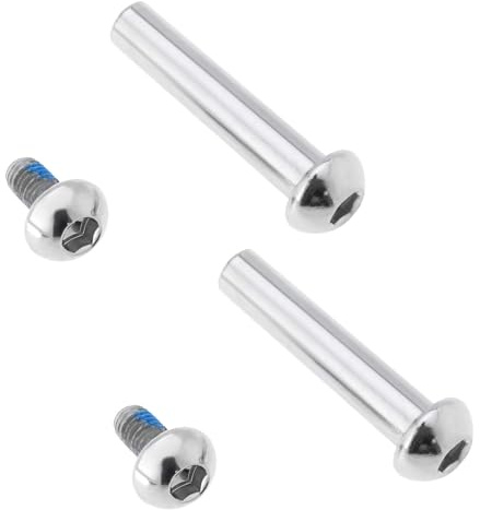 Create idea 2 Sets Mountainbike-Hinterradaufhängung, Stoßbefestigungsschraube, M8, halbrund, Innensechskant, Sicherungsschrauben, weiblicher Nagel mit 12 mm Unternägeln