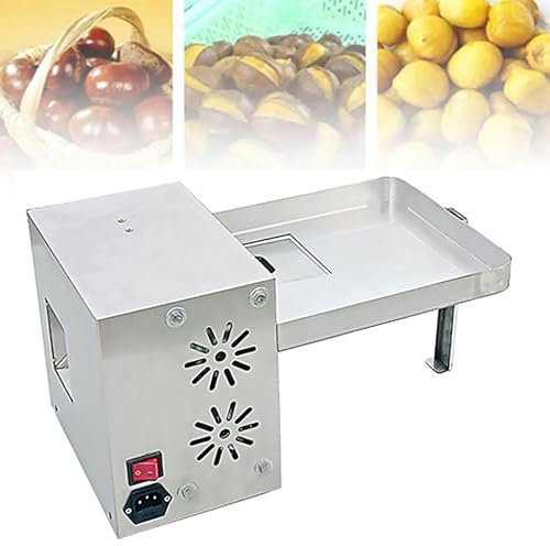 NGARY Sgusciatrice Commerciale per Castagne, 32,5-35 kg/h Utensile Commerciale per Intagliare Castagne, Lunghezza di Taglio Regolabile, Adatto per Castagne