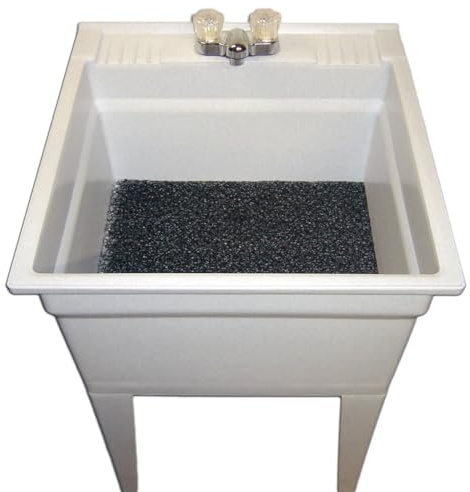 DCI Products Utilimat Laundry Tub & Sink Drain Protector- A Dishwasher Safe Mat That’s Easy to Clean & Cut to Fit- Works as A Gutter Guard to Block Debris- Drain Cover for Daily Convenience- Pack of 1