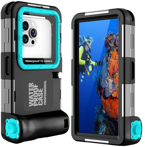 Custodia Impermeabile Smartphone IPX8 Porta Custodia Cellulare Impermeabile Universale Custodia Subacquea Sacchetto per iPhone 17 Air 16e 13 14 15 16 17 Pro 13 14 15 16 Plus 13 14 15 16 17 Pro Max