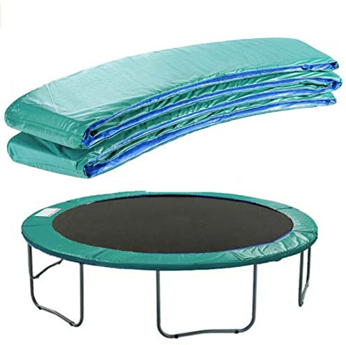 Funda protectora redonda para cama elástica de 8 pies, tamaño estándar, resistente a la intemperie, segura para niños, accesorios divertidos al aire libre
