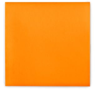 Sovie HORECA Cocktailserviette CURRY/ORANGE aus Linclass Airlaid, 25 x 25 cm, 1/4 Falz – 50 Stück, elegante Stoffoptik, Servietten für Bar, Gastronomie & Events