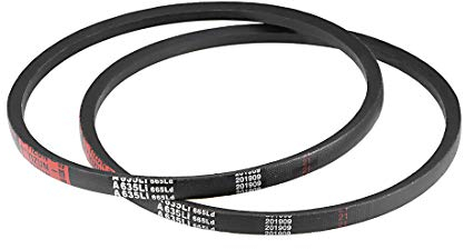 sourcing map 2Stk A635/A25 Keilriemen, A Profil Gummi Antriebsriemen 25 Innenumfang