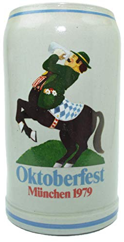 Steinfixx® - Original Oktoberfestkrug 1979 I Jahrgangskrug I Jahreskrug I Wiesnkrug I Sammlerkrug