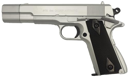 Saigo Defense Pistolet Airsoft Style 1911 Bi-Colore à Ressort (Spring) / Couleur : Noir et Gris/Matière : Plastique ABS Haute Résistance/Puissance : 0.2 Joule