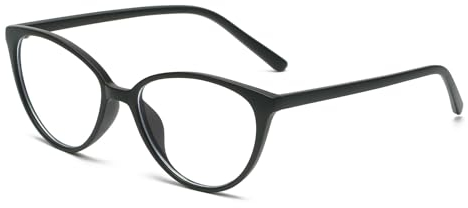 LJCZKA Occhiali Luce Blu Donna Occhi di Gatto, Montatura Occhiali da Vista Donna Anti Affaticamento Antiriflesso per Computer Gioco Lettura