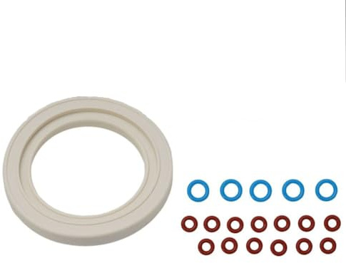 18Pack Pcs Set Kit, 1Pc 58mm Dual Boiler Group Head Gasket Seal And 17 O Ring Seal Set For Fit Breville Espresso Machine BES920 BES900 BES980 BES990