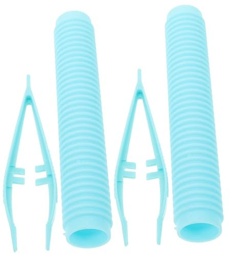 MAGICLULU 4 Stück de para gelatinas Spitze Pinzette Clips Fondantform Silikonformen Cupcakes Fondant-Spitzenroller Kuchenformen mit Rand Hochzeit Schimmel Prägeform Werkzeug schmücken