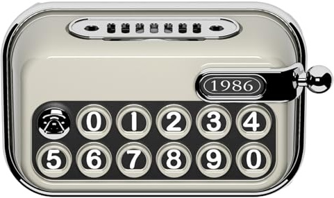 Celuicion Difusor de placa de estacionamiento para placa de aparcamiento | Exquisito indicador de parada de coche, placa de parada temporal vintage, accesorio para coche