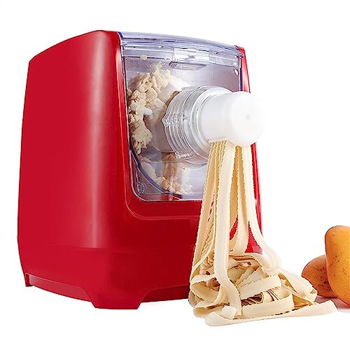 RajoNN Macchina per Pasta Elettrica Tagliatelle Gnocco Pressa per Pasta Impastatrice Automatica Spaghetti Maccheroni Fare Macchina per Tagliatelle di Verdure