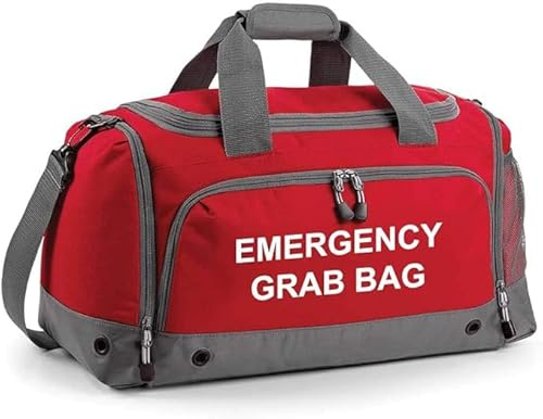 FireShield Emergency Grab Bag Home Evacuation & Car Safety Kit - Holdall Bag