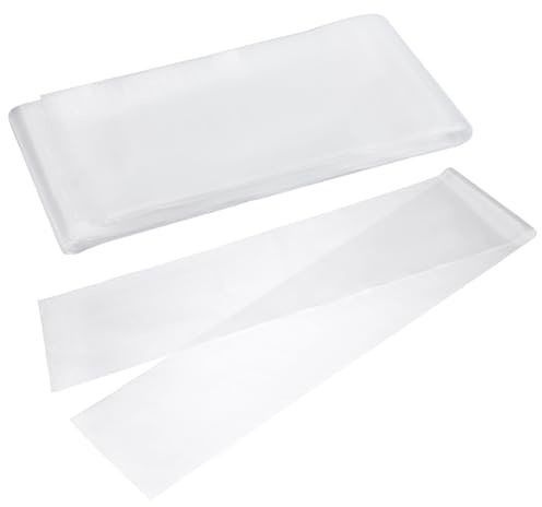 PH PandaHall 15x100cm Bustine in Plastica Trasparente Extra Lunghe Sacchetti di Polietilene, 100pz Buste Protettive Sacchetto di Stoccaggio Arte per Riporre Dipinti Opere d'Arte Maniche Poster