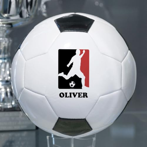 Wanapix | Pallone da Calcio Personalizzato | Con Nome Stampato | Basic | Misura 5 | Football