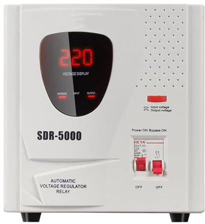 Stabilizzatore di tensione, regolatore automatico di tensione 220V protettore regolatore di tensione uso domestico monofase AC stabilizzato per refrigeratore TV