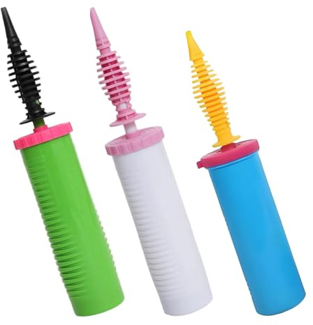 3 PCS Balloon Pump Hand, Balloons Pump Handheld Two-Way Dual Action | Manual Balloon Pump Quick Inflation, Lightweight & Portable, No Electricity Needed, for Balloons/Inflatables/Air Mattresses