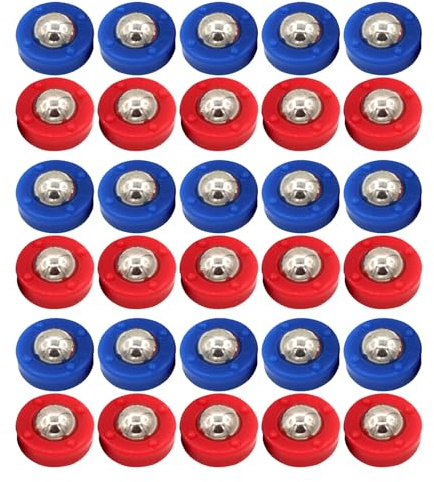 EXHUMKY 30 Piezas De Equipo De Juego De Mesa De Tejo Discos De Curling De Mesa Accesorios para Juegos De Curling Discos De Repuesto para De De para