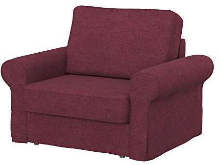 Soferia Sesselschoner Kompatibel Mit Backabro Sessel Sesselbezug Sesselüberzug Sesselhusse Cover Wasserabweisend Fleckschutz Softi Rot Bordeaux