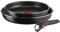 Lagostina Ingenio Essential Plus Set di Pentole e Padelle Antiaderenti in Alluminio per Gas e Forno, 3 Pezzi, Padelle Ø 24 e 28 cm e Manico Removibile