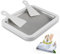 DBREAKS Gelato istantaneo, rolld Ice Cream Maker, gelato istantaneo,piastra per gelato, gelatiera,vaschetta per il ghiaccio, gelato fatto in casa, in acciaio inox per yogurt gelato sorbetto,Bianco