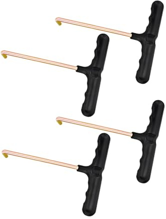 HYTROVE Schnürsenkelspanner Ergonomisches Design aus Kunststoff 4 Stück Kompakt für Hockey und Schlittschuhe für Eislaufen und Rollschuhzubehör