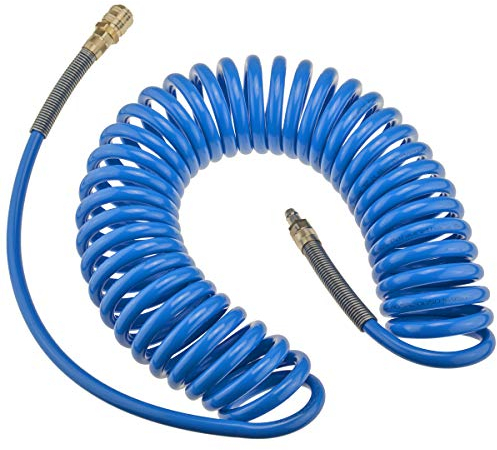 RQS Tubo a spirale ad aria compressa - spiralato pneumatico - lunghezza 9m - diametro interno 8mm - diametro esterno 12mm