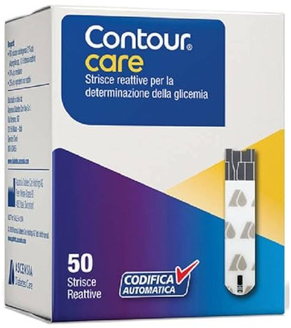 Contour Care 50 Strisce Reattive per la Determinazione della Glicemia