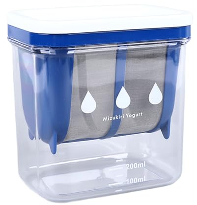 Greek Yogurt Maker, Large Capacity Whey Separator Yogurt Strainer with Extra Fine Mesh Strainer Bag, Stainless Steel Filter Soy Milk Nut Greek Usage Food Strainer