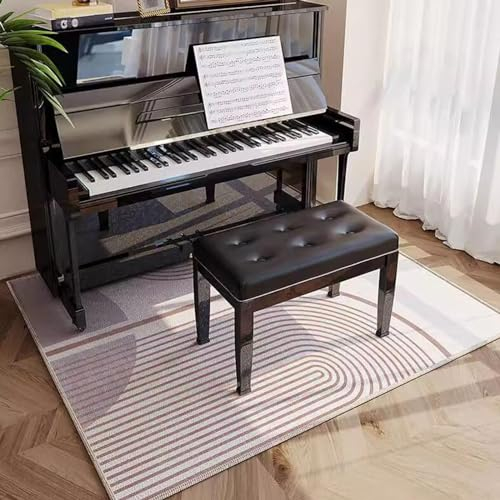 PPGE Home Schallschutz Klavier Teppich Piano Rug, Schallschutzmatte Anti Vibration Matte, Schlagzeug Teppich, Piano Bodenschutzmatte, Anti-Rutschmatte(Size:160×180cm,Color:G)