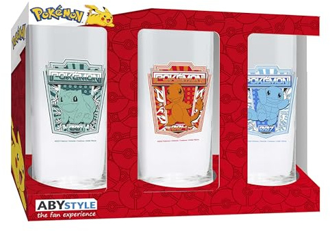 ABYSTYLE - POKEMON Set de 3 verres