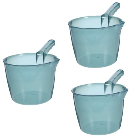 PRETYZOOM 3 Pezzi Mestolo Per Farina Mestolo Per Acqua Da Cucina Con Foro Per Appendere Multiuso Per Riporre Gli Oggetti