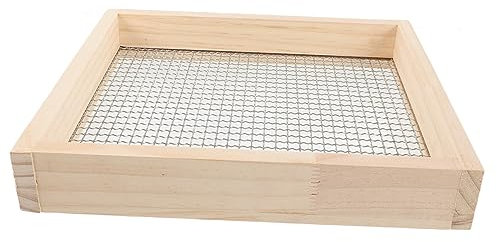 TINEASUR De Jardín De Madera De Tierra para Jardinería para Separar Tierra Arena y Su Jardín o Maceta