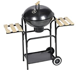 Rantry Barbecue a Legna e Carbone Michigan XL, Barbeque Rotondo, Mobili da Interni per Soggiorno Ufficio Camera da Letto