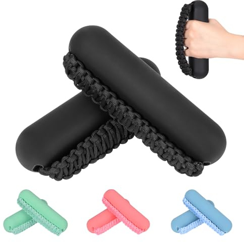 BOOSTEADY Handgewichte Set für Damen Herren, Weiche Hanteln von 2 (0,9 kg), Gehgewicht mit Handschlaufe für Aerobic, Joggen, Laufen, Schwarz