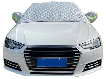 Copri Vetro Auto Ghiaccio Parabrezza Auto Parasole Neve Protezione Termica Con Specchio Per Auto Berlina SUV Camion Van Coupé Telo Macchina Antigelo