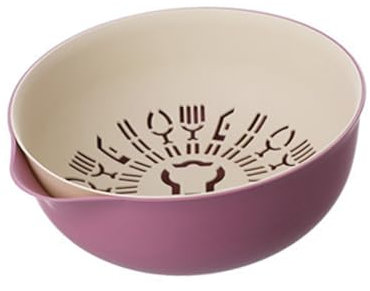 POPETPOP Cesta De Drenaje De Plástico Con Soporte De Almacenamiento Juego De Colador y Bol Para Lavar Verduras Escurridor De Cocina Para Secar Platos