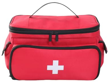 Portable kit Premier Secours, Grande Capacité Trousse Medicaments Voyage, Sac Familial de Rangement pour Médicaments, Organisateur de Premiers Secours, pour Maison,Voyages,l'école et la Camping