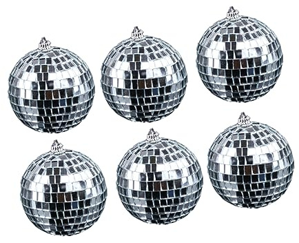 Ciieeo 6pezzi Palla Riflettente Da Palla Da Discoteca Appendere Per Feste Decorazioni Per Feste Design Per Festival e Musica
