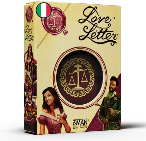 Asmodee: Love Letter (Eco Box), Gioco da Tavolo, 2-6 Giocatori, 10+ Anni, Edizione in Italiano