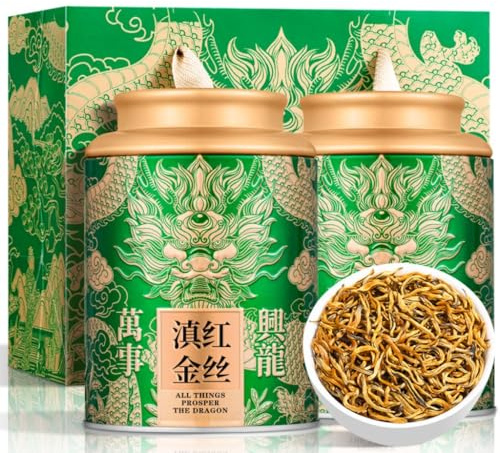 Thé Noir D'arbre Ancien Du Yunnan | Feuille De Thé Noir De Chine Naturel | Arôme Floral De Miel 250g / 8,82oz