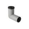 CURVA WC PROLUNGATA GEBERIT PP D 110 90°