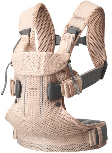 BabyBjörn Babytrage One Air, 3D-Netzstoff, Perlmuttrosa