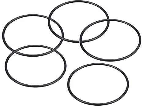 PATIKIL 10 Stück Dichtungsringe O-Ringe Gummidichtung 65mm AD 60mm ID 2.65mm Breite Nitrilgummi Unterlegscheibe Dichtungssatz Gummischeiben für Wasserhahn Autoreparatur Schwarz