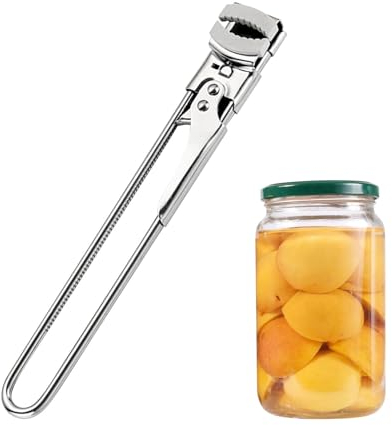TiamaraEon Jar Can Opener, Adjustable Jar Openers for Arthritis Hands, Large Bottle Can Opener, Non-Slip Jar Lid Remover Gripper for Seniors Arthritis, Kitchen Gadget Bottle Opener